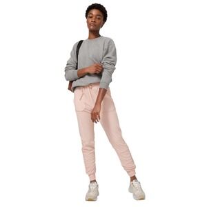 Lululemon Beyond The Studio‎ Jogger Pants Size 12 Feather Pink Athletic Lounge